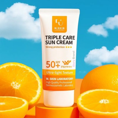 W.Skin Laboratory Triple Care Sunscreen SPF50 PA++++, 60g.