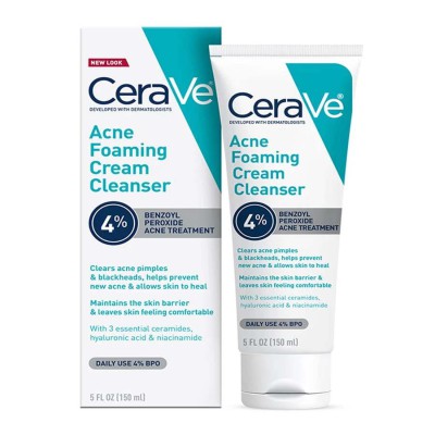 CeraVe Acne Foaming Cream Cleanser 150ml.